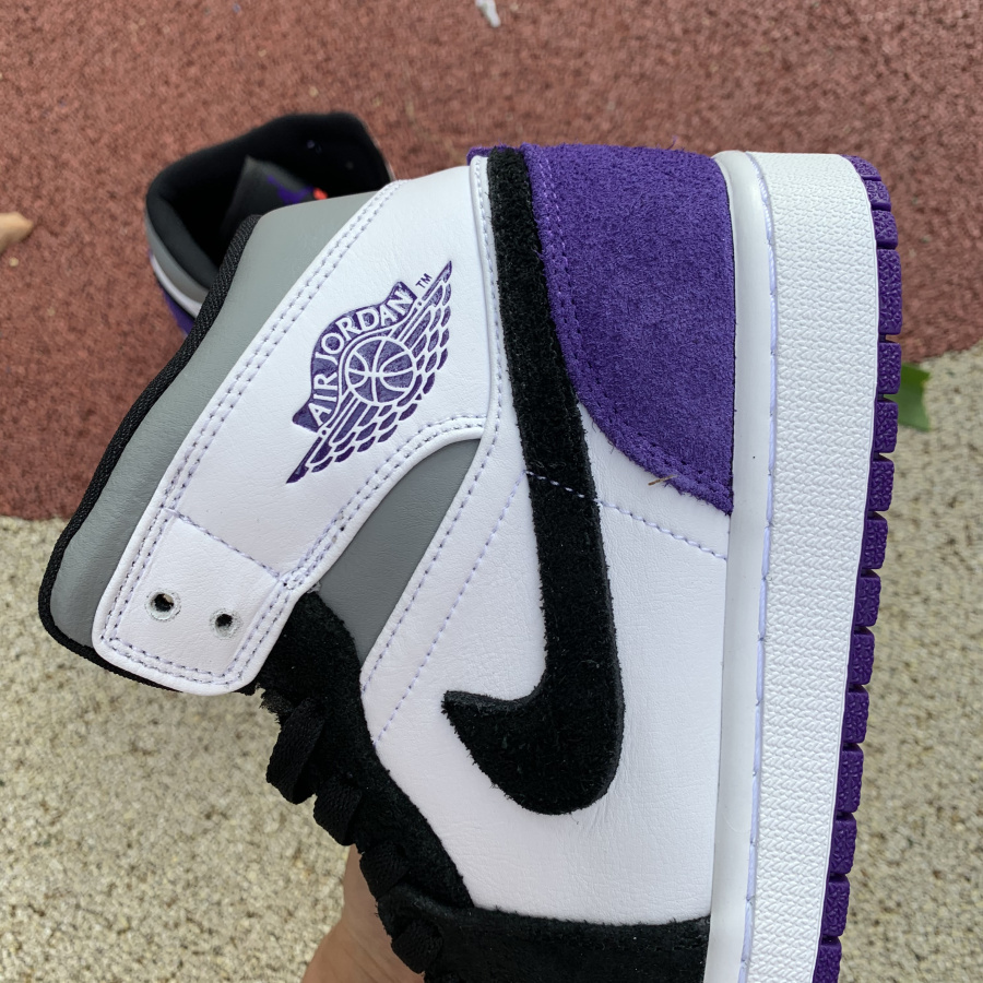 Nike Air Jordan 1 Mid Se Varsity Purple 852542 105 13 - kickbulk.co