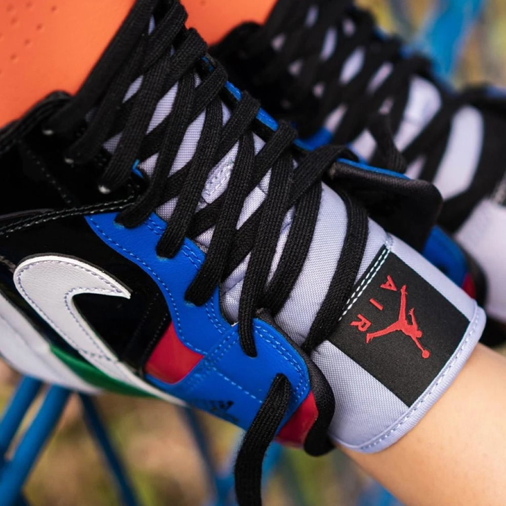 Nike Air Jordan 1 Wmns Mid Se Multi Patent Cv5276 001 8 - kickbulk.co