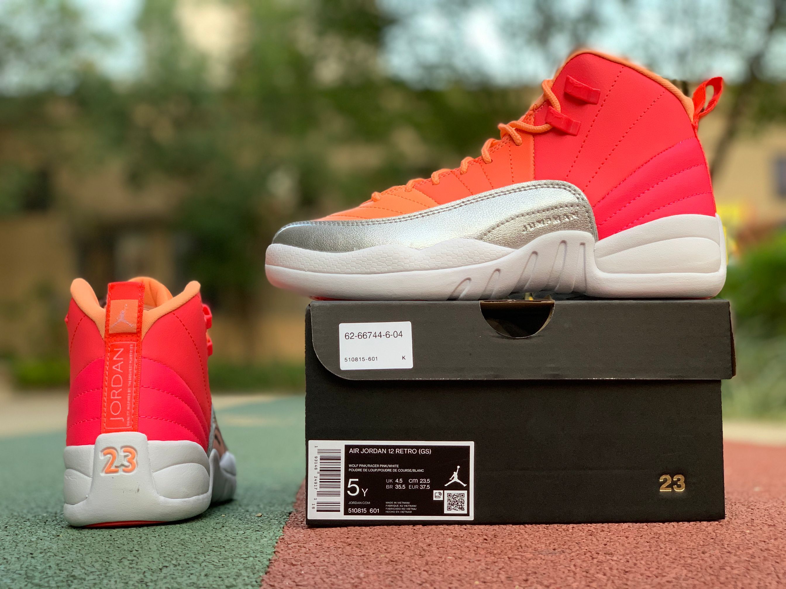 Nike Air Jordan 12 Gs Hot Punch Racer Pink Release Date 510815 601 11 - kickbulk.co
