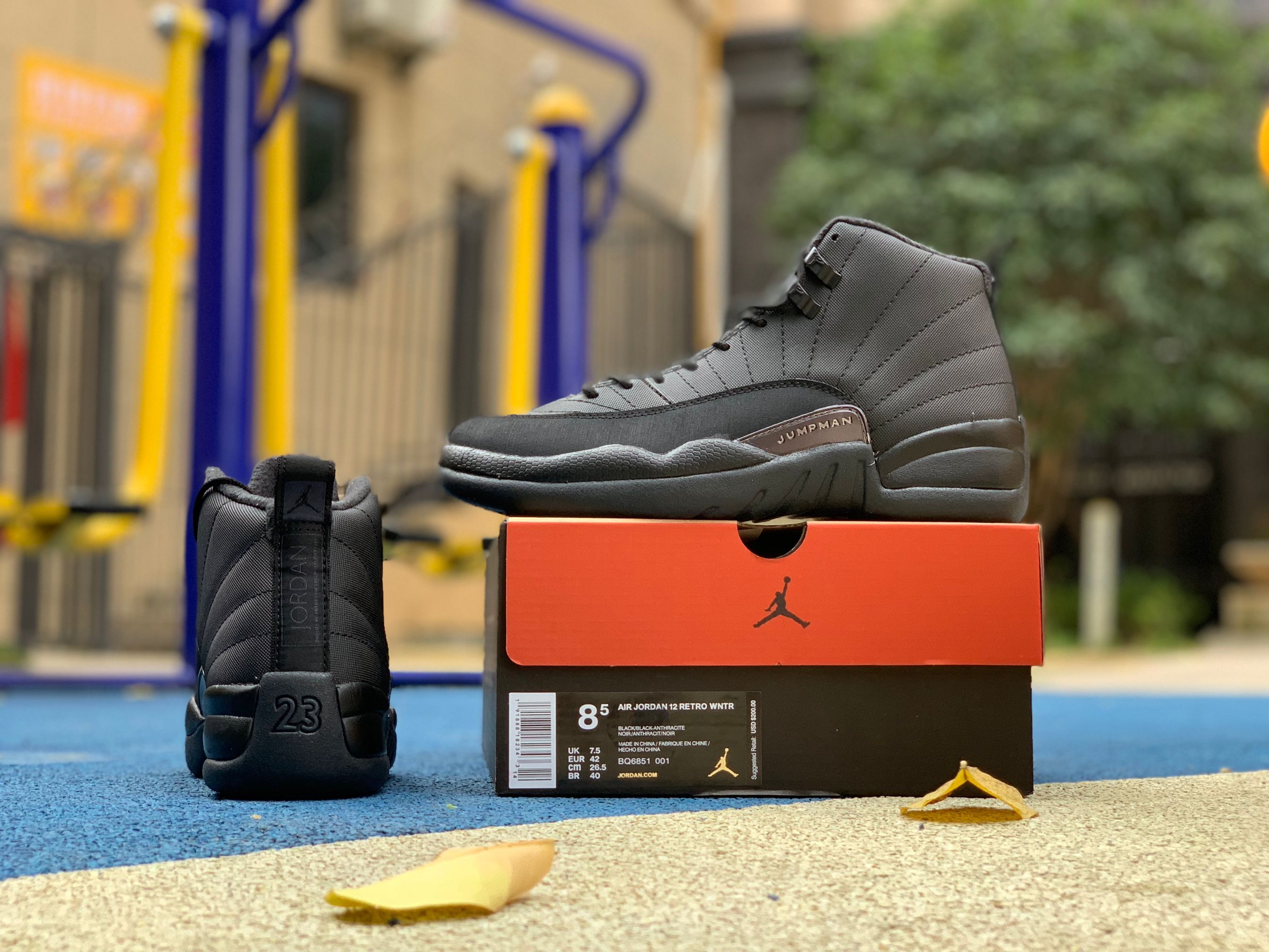 Nike Air Jordan 12 Winterized Triple Black 2018 Price Bq6851 001 12 - kickbulk.co