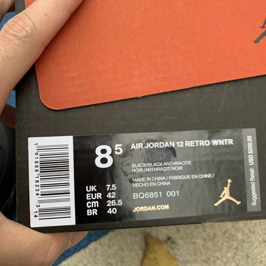 Nike Air Jordan 12 Winterized Triple Black 2018 Price Bq6851 001 19 - kickbulk.co