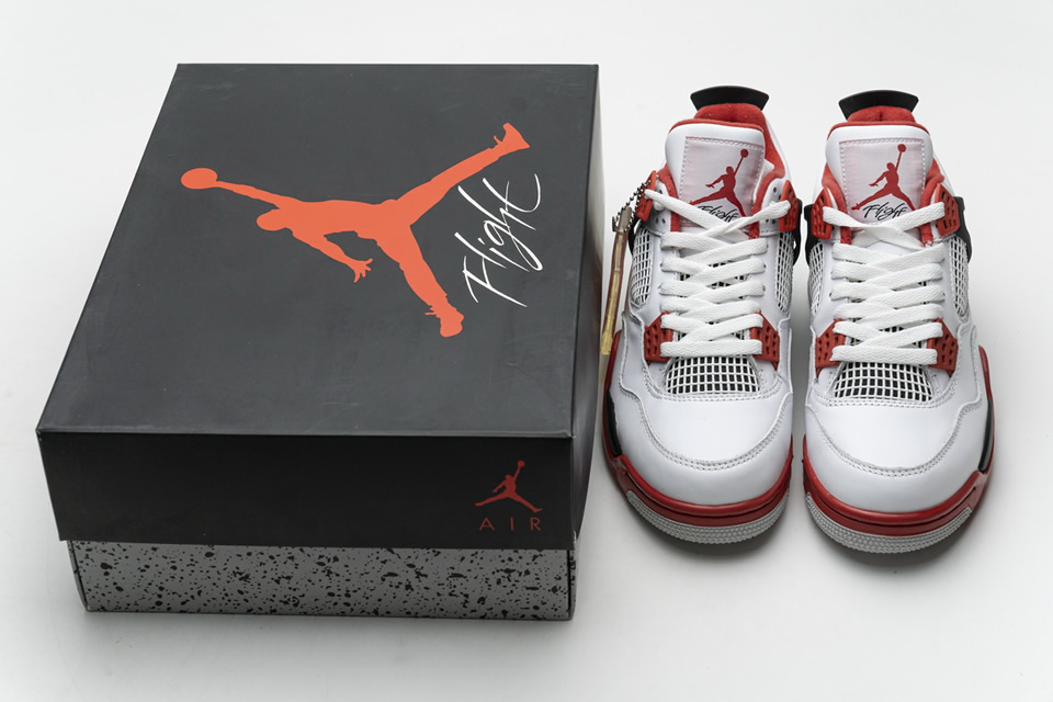 Nike Air Jordan 4 Retro Fire Red 308497 110 8 - kickbulk.co