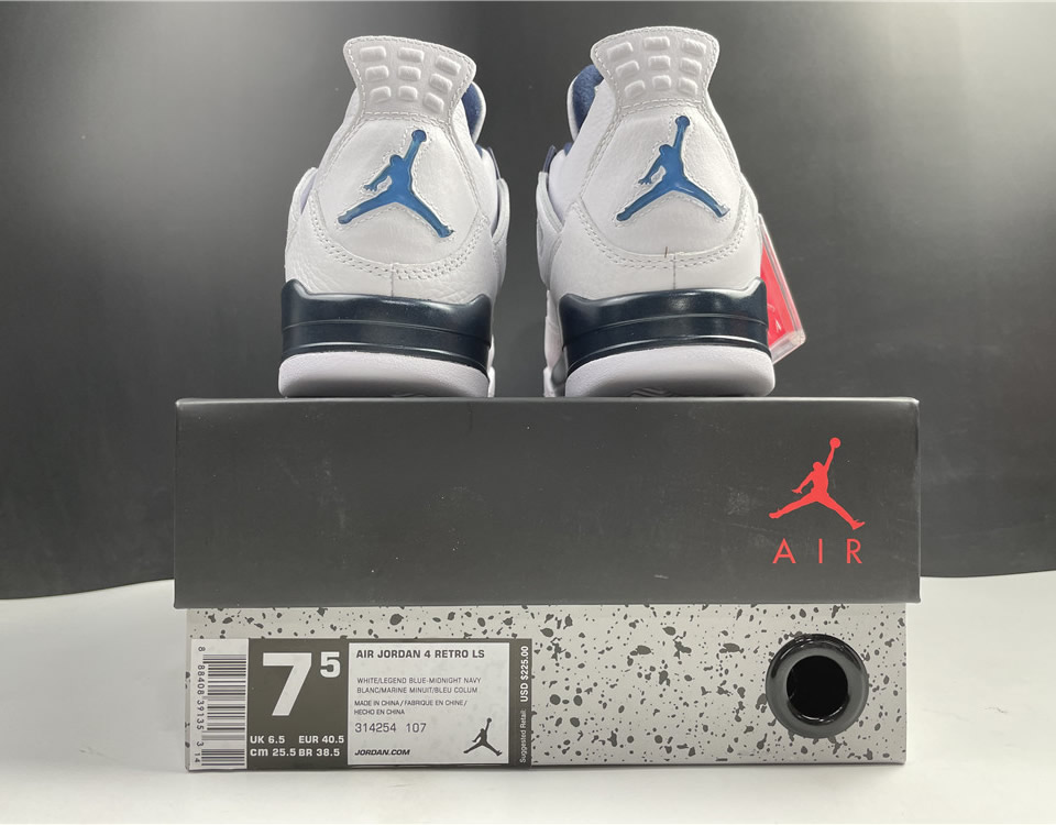 Nike Air Jordan 4 Retro Columbia Legend Blue 2015 314254 107 23 - kickbulk.co