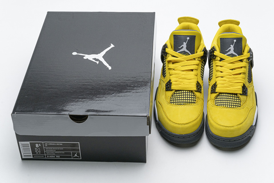 Nike Air Jordan 4 Retro Ls Lightning 314254 702 4 - kickbulk.co