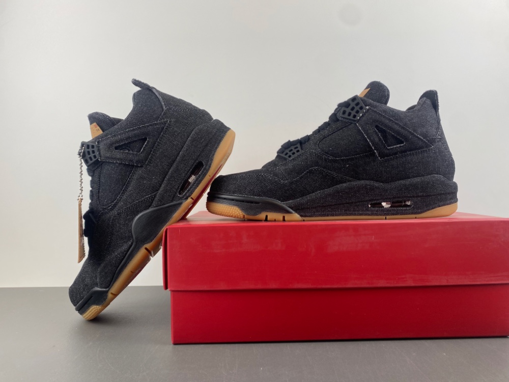 Air Jordan 4 Retro Levis Black Jeans A02571 001 11 - kickbulk.co