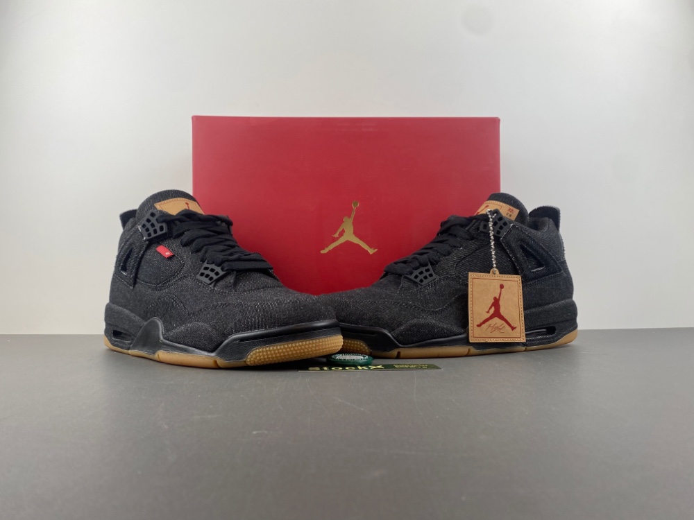 Air Jordan 4 Retro Levis Black Jeans A02571 001 12 - kickbulk.co