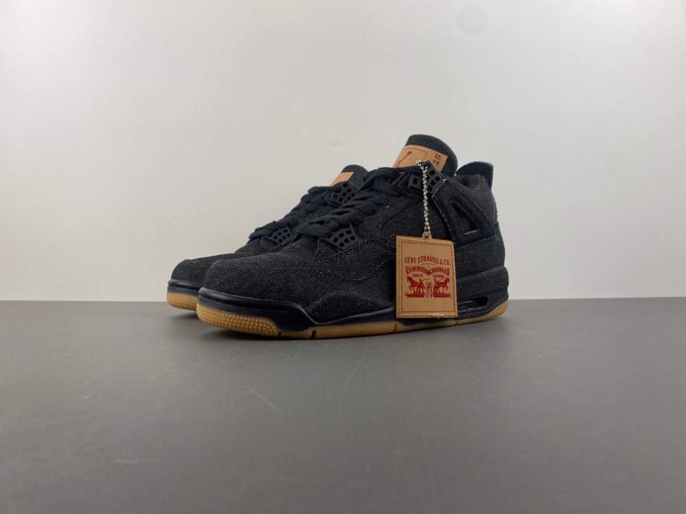 Air Jordan 4 Retro Levis Black Jeans A02571 001 6 - kickbulk.co