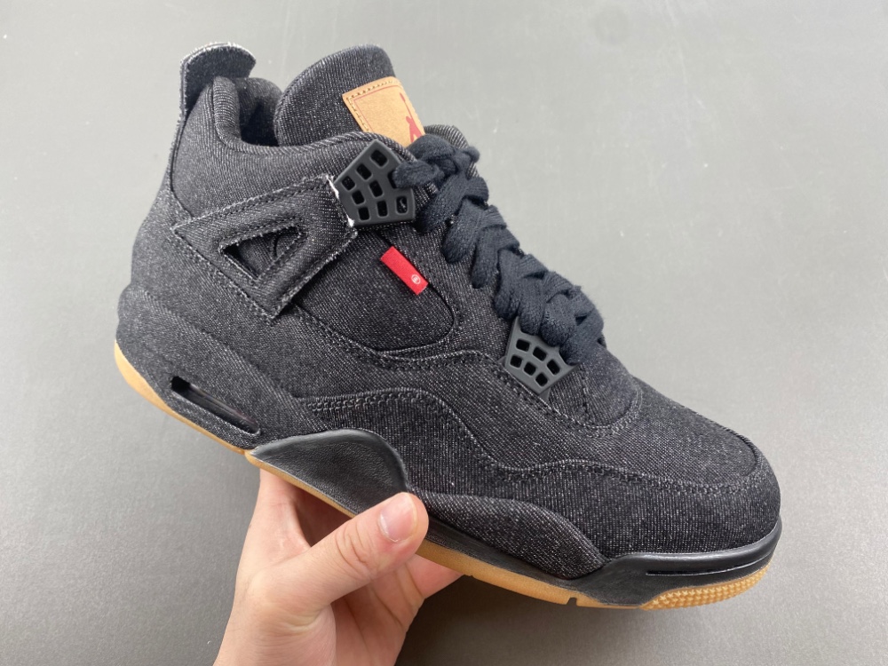 Air Jordan 4 Retro Levis Black Jeans A02571 001 9 - kickbulk.co