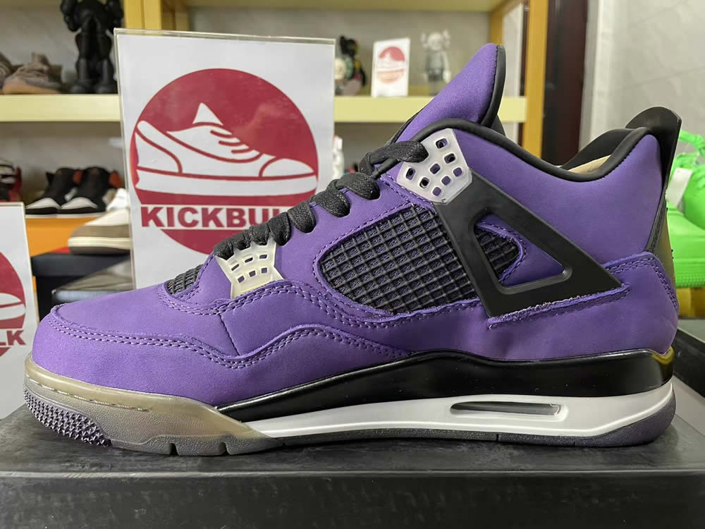 Travis Scott Air Jordan 4 Retro Purple Nike 766302 7 - kickbulk.co