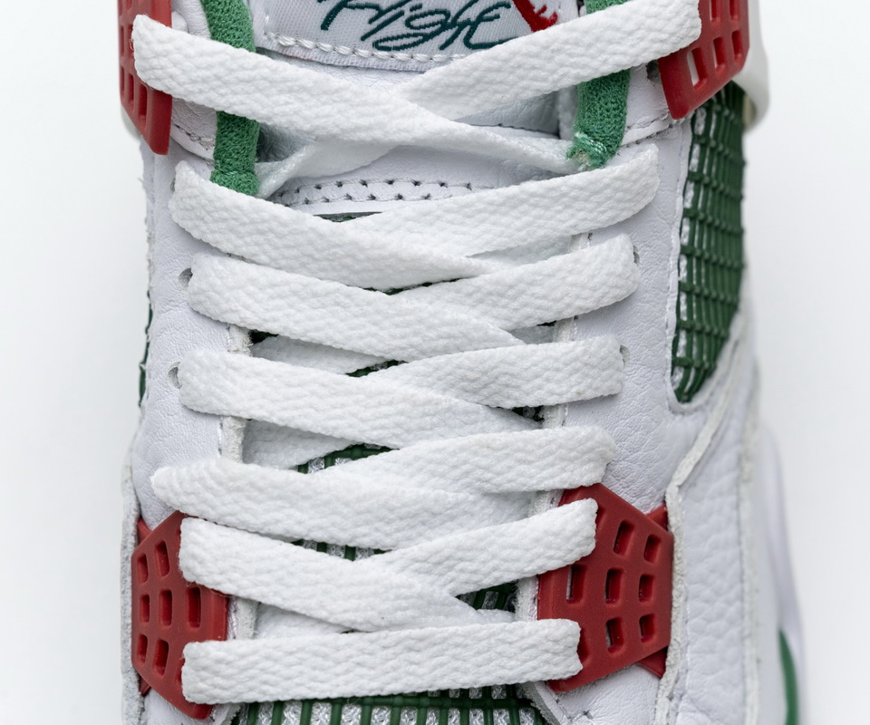 Nike Air Jordan 4 Retro White Green Red Aq3816 063 11 - kickbulk.co