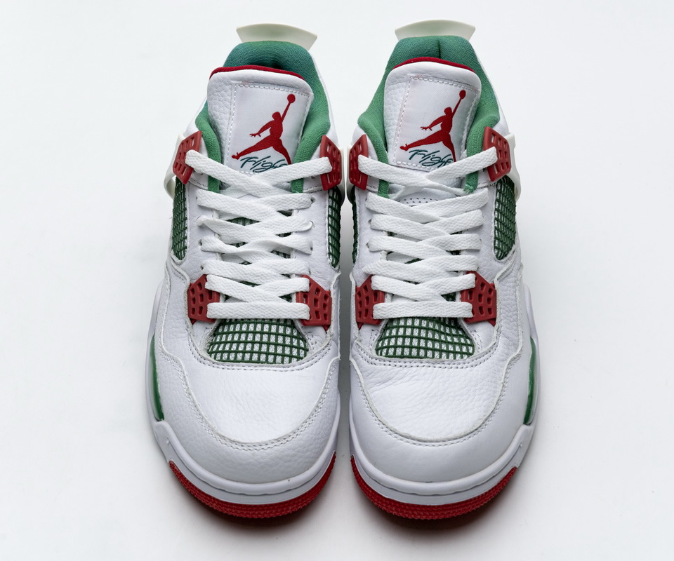 Nike Air Jordan 4 Retro White Green Red Aq3816 063 2 - kickbulk.co