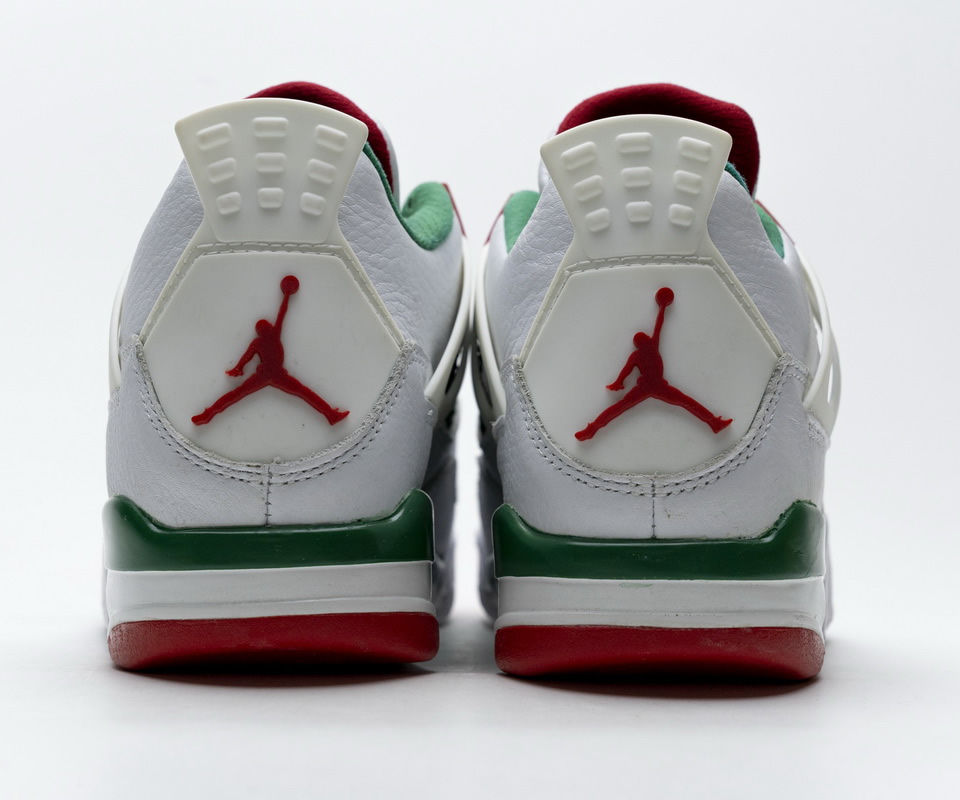 Nike Air Jordan 4 Retro White Green Red Aq3816 063 5 - kickbulk.co