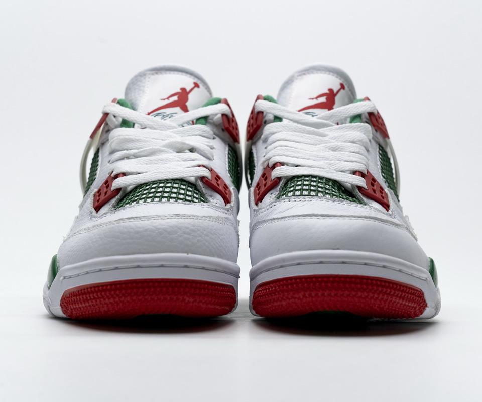 Nike Air Jordan 4 Retro White Green Red Aq3816 063 7 - kickbulk.co