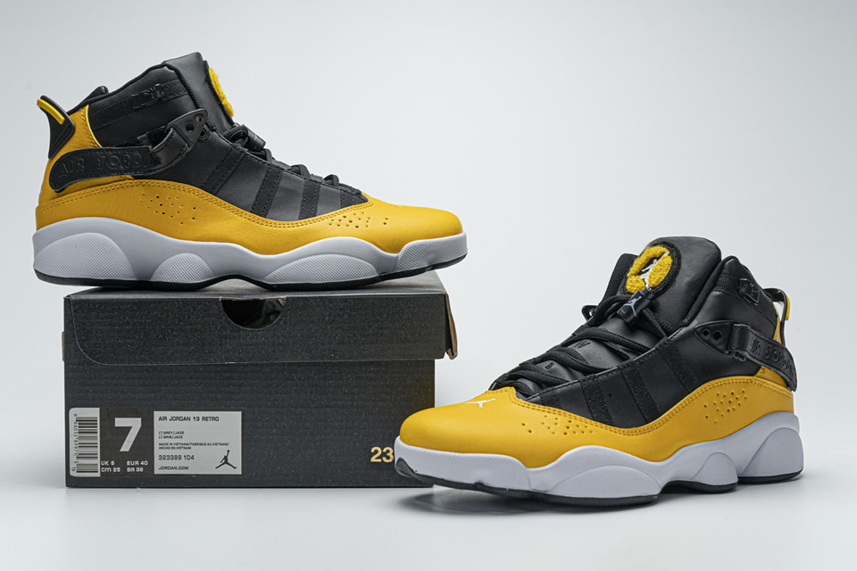 Nike Jordan 6 Rings Bg Basketball Shoes Yellow 322992 700 3 - kickbulk.co