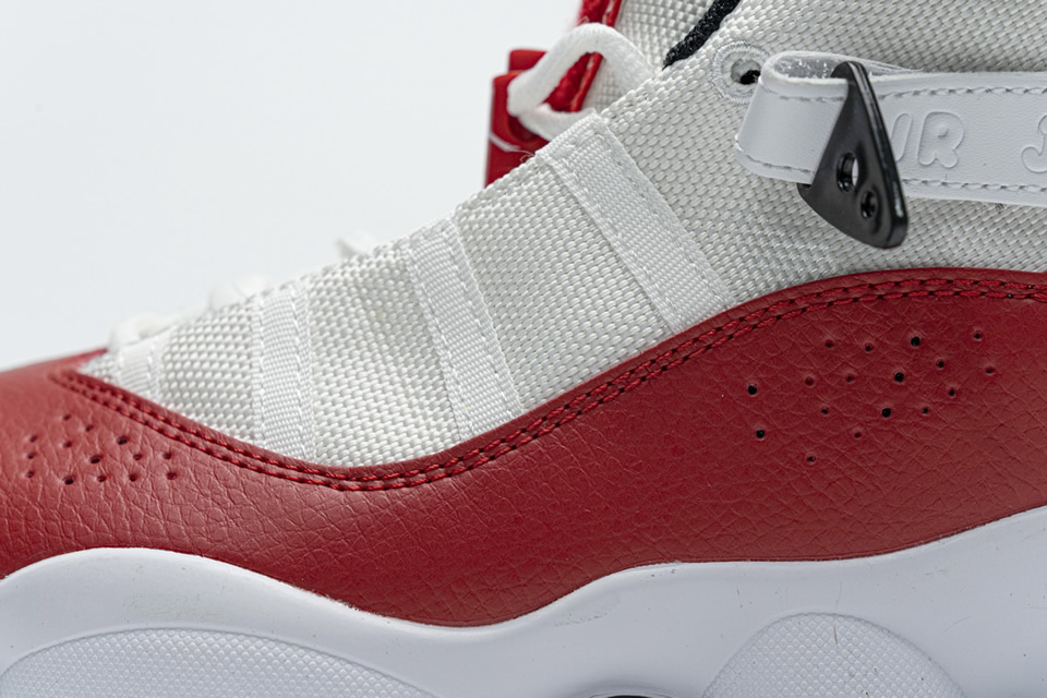 Nike Jordan 6 Rings Bg Basketball Shoes White Red Lifestyle 323419 120 14 - kickbulk.co