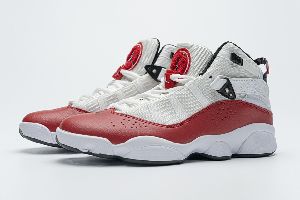 Nike Jordan 6 Rings Bg Basketball Shoes White Red Lifestyle 323419 120 4 - kickbulk.co