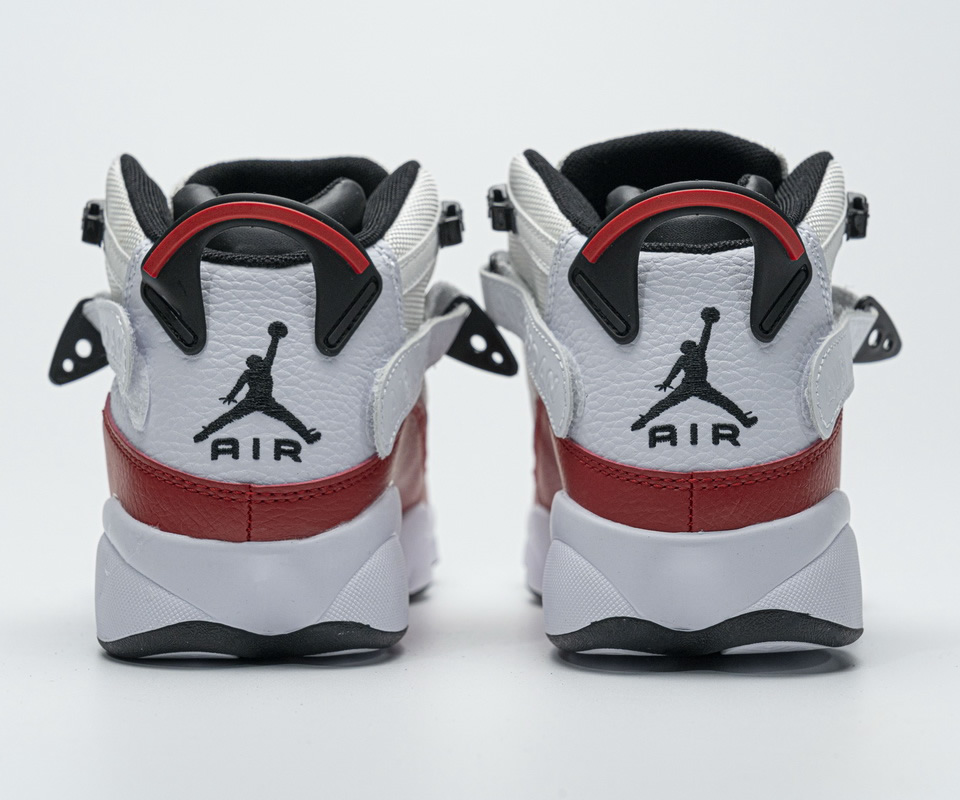 Nike Jordan 6 Rings Bg Basketball Shoes White Red Lifestyle 323419 120 8 - kickbulk.co