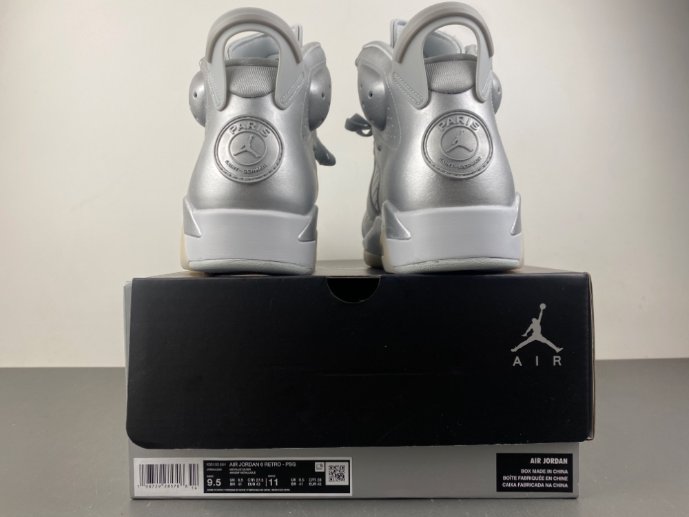 Psg Air Jordan 6 Metallic Silver Pure Platinum Iq5135 001 3 - kickbulk.co