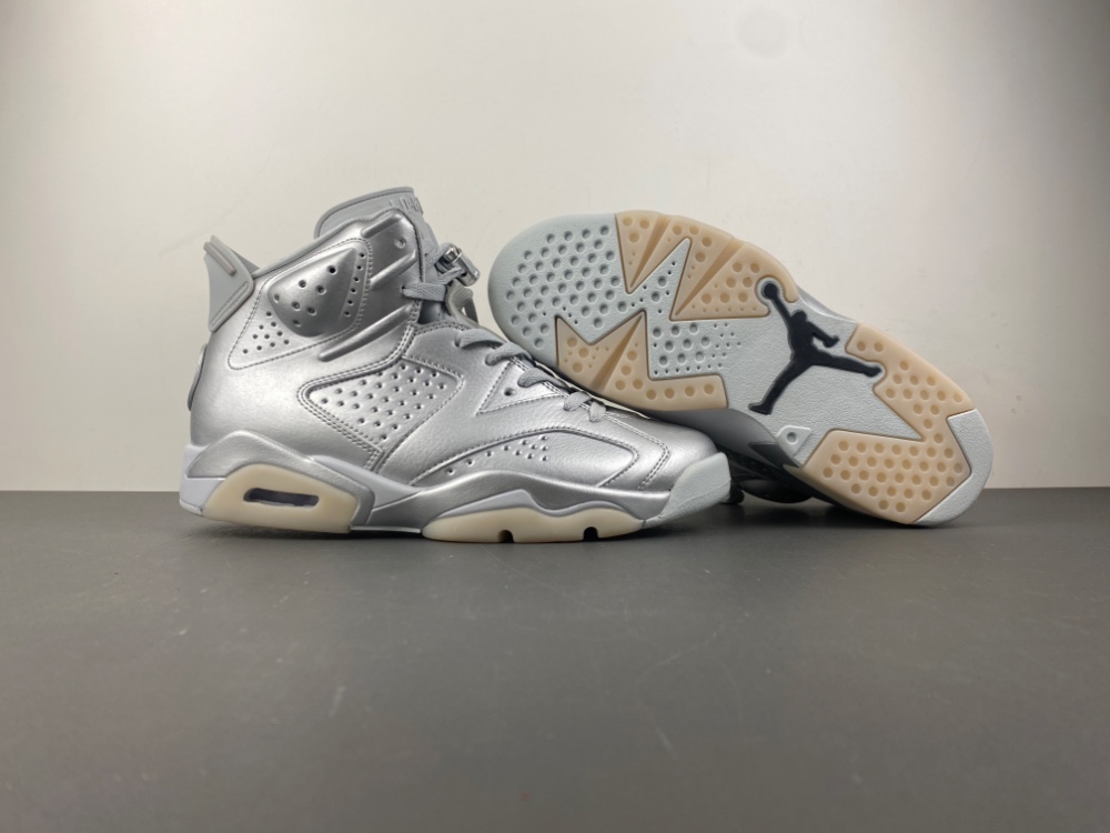 Psg Air Jordan 6 Metallic Silver Pure Platinum Iq5135 001 4 - kickbulk.co