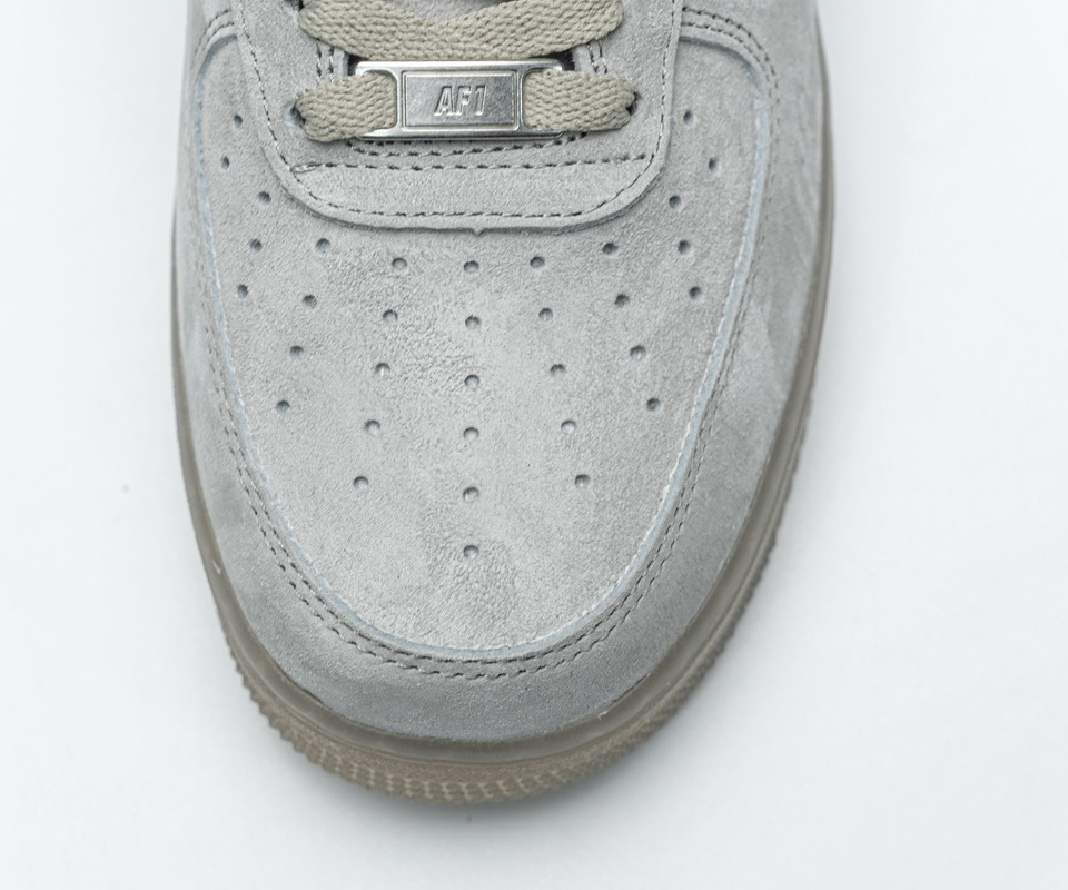 Reigning Champ Nike Air Force 1 Low Suede Light Grey Aa1117 118 12 - kickbulk.co