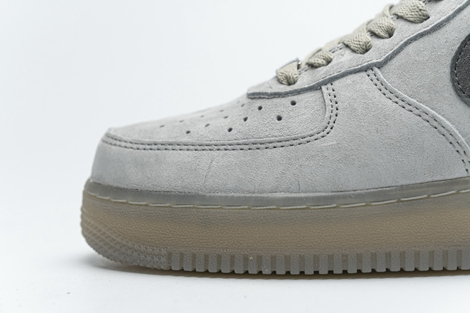 Reigning Champ Nike Air Force 1 Low Suede Light Grey Aa1117 118 13 - kickbulk.co