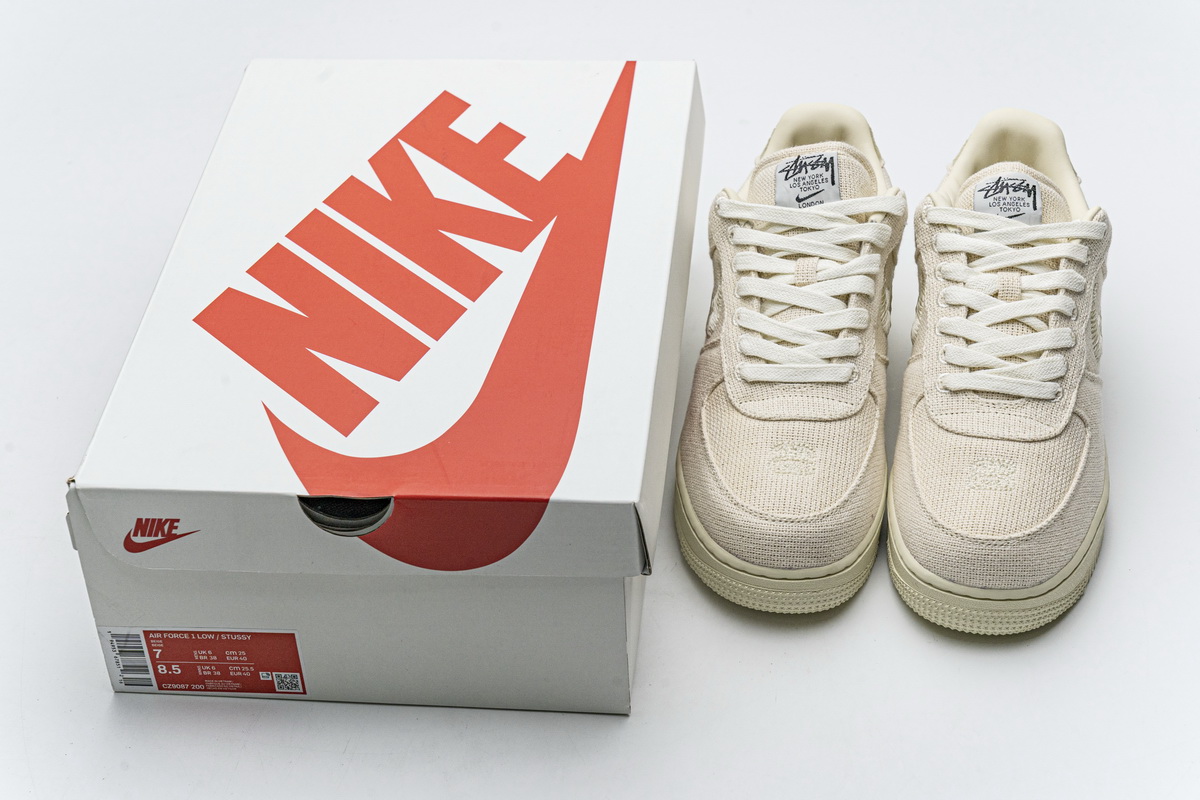 stussy air force 1 box