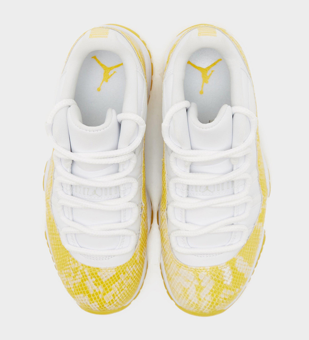 Air Jordan 11 Low Yellow Snakeskin Wmns Ah7860 107 2 - kickbulk.co