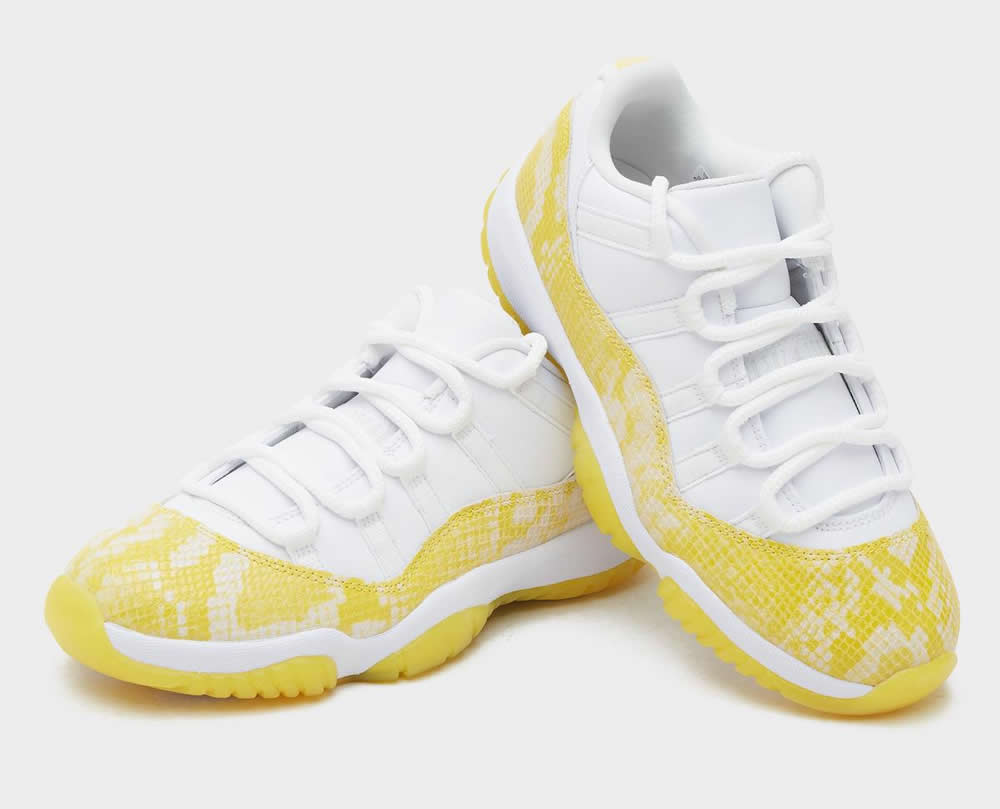 Air Jordan 11 Low Yellow Snakeskin Wmns Ah7860 107 3 - kickbulk.co