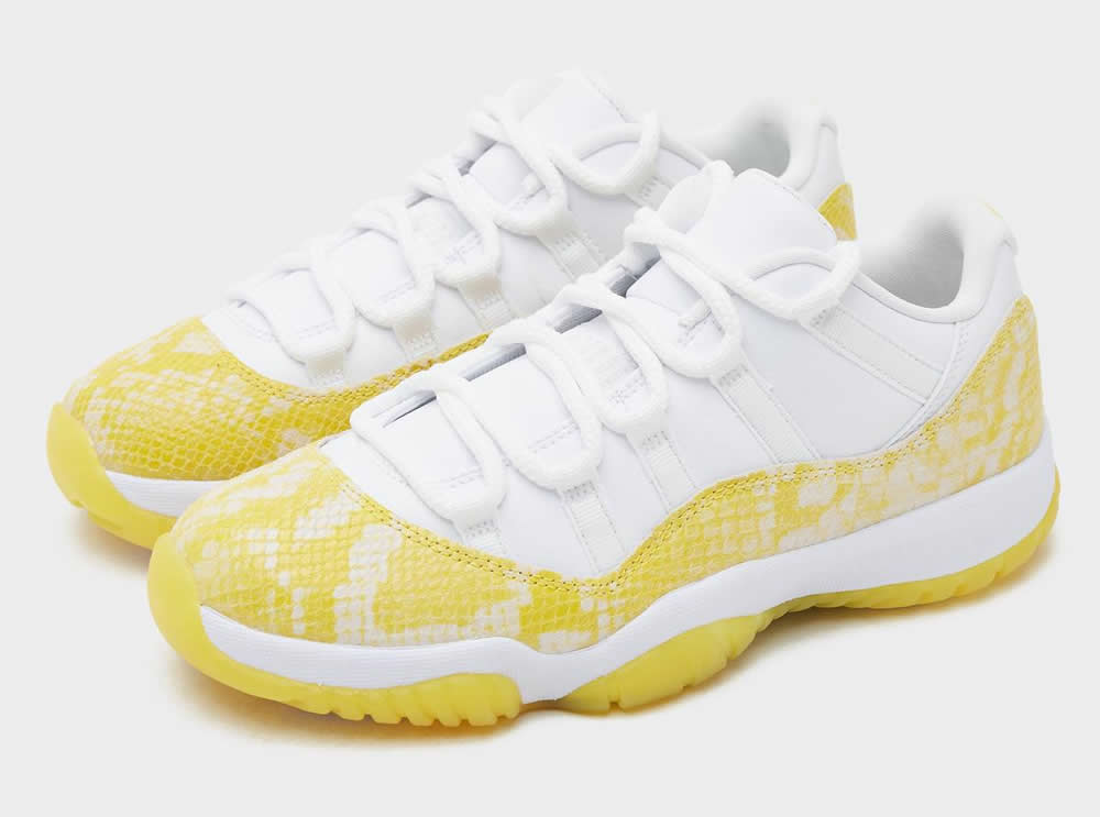 Air Jordan 11 Low Yellow Snakeskin Wmns Ah7860 107 4 - kickbulk.co