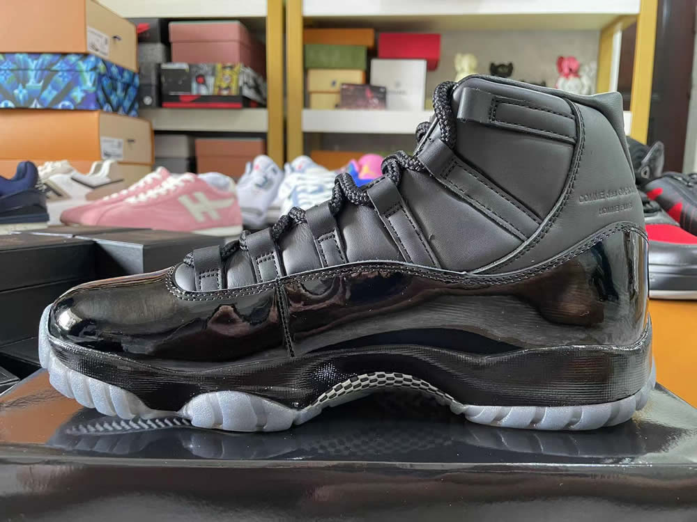 Comme Des Garçons Jordan 11 Retro Black Iv7639 001 7 - kickbulk.co