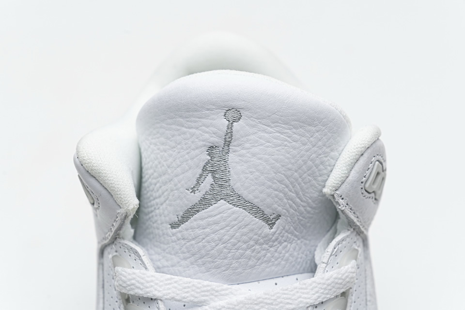 Nike Air Jordan 3 Retro Pure White 136064 111 10 - kickbulk.co