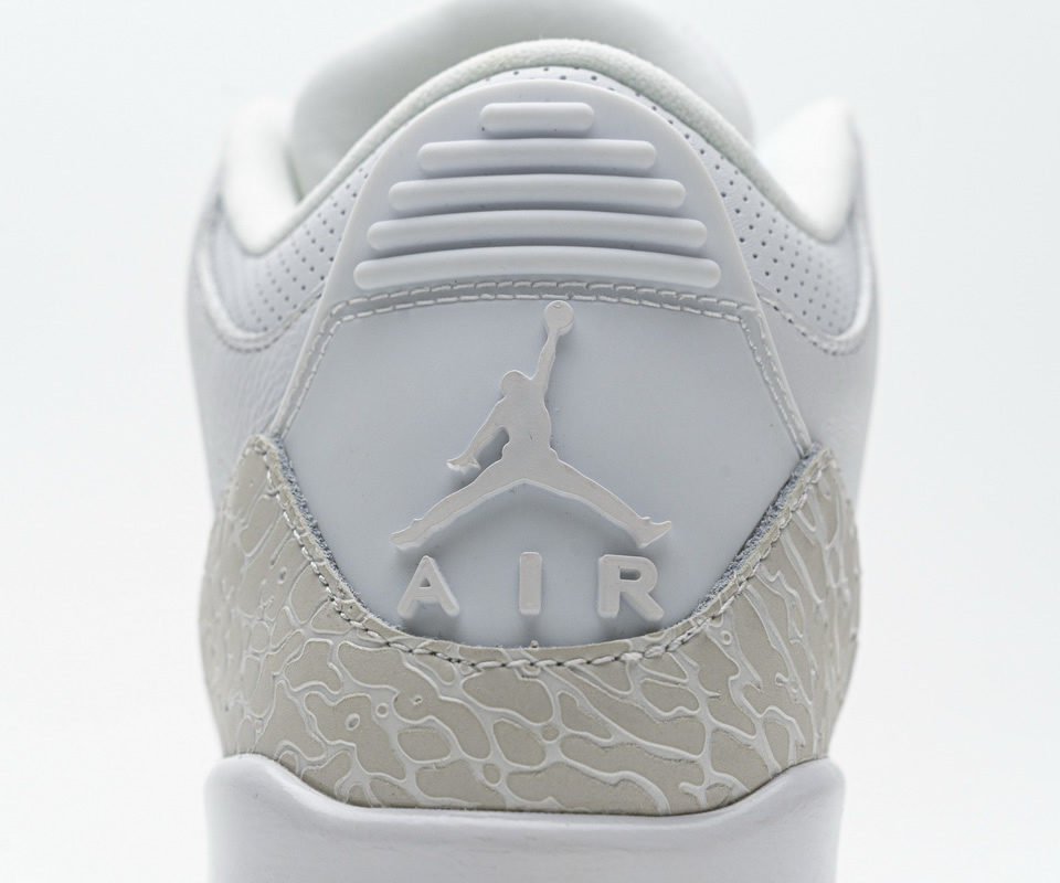 Nike Air Jordan 3 Retro Pure White 136064 111 16 - kickbulk.co