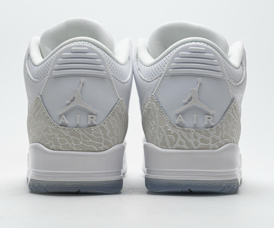 Nike Air Jordan 3 Retro Pure White 136064 111 7 - kickbulk.co