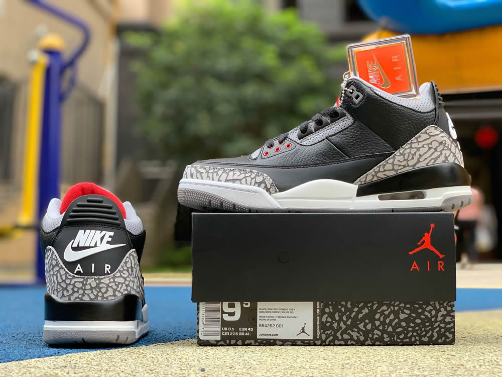 Nike Air Jordan 3 Gs Black Cement 854261 001 16 - kickbulk.co