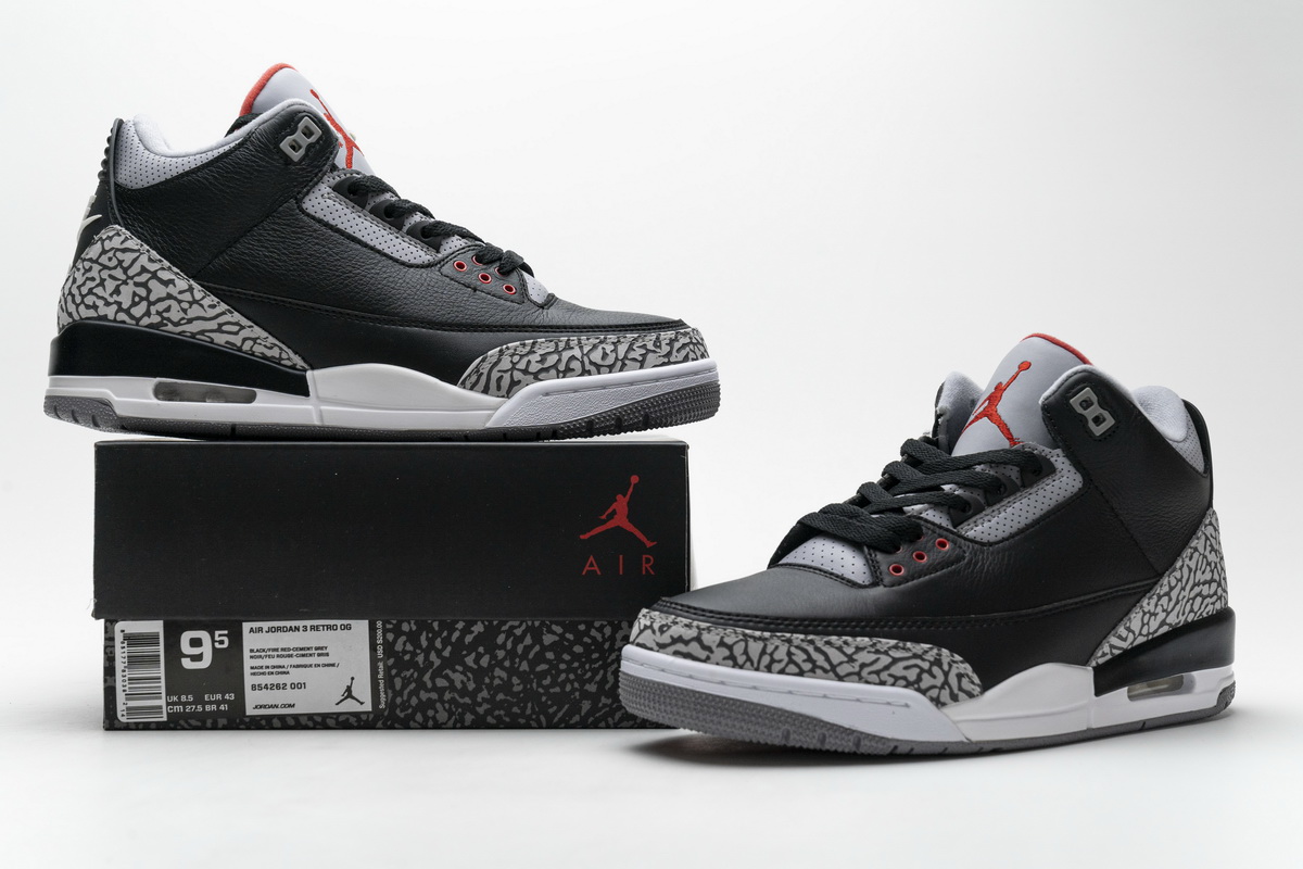 Nike Air Jordan 3 Black Cement 854262 001 6 - www.kickbulk.co