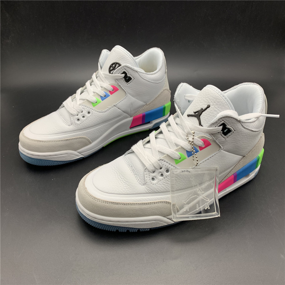 Nike Air Jordan 3 Quai 54 White Q54 For Sale On Feet Review Release At9195 111 3 - kickbulk.co