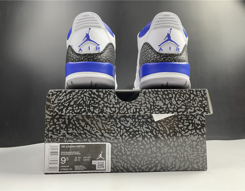 Nike Air Jordan 3 Retro Racer Blue Ct8532 145 22 - kickbulk.co