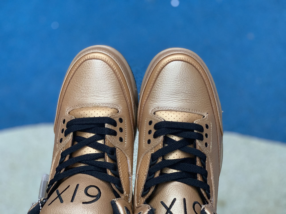 Nike Ovo Jordans X Air Jordan 3 Drake 6ix Aj3 Gold Shoes Dk6883 097 8 - kickbulk.co