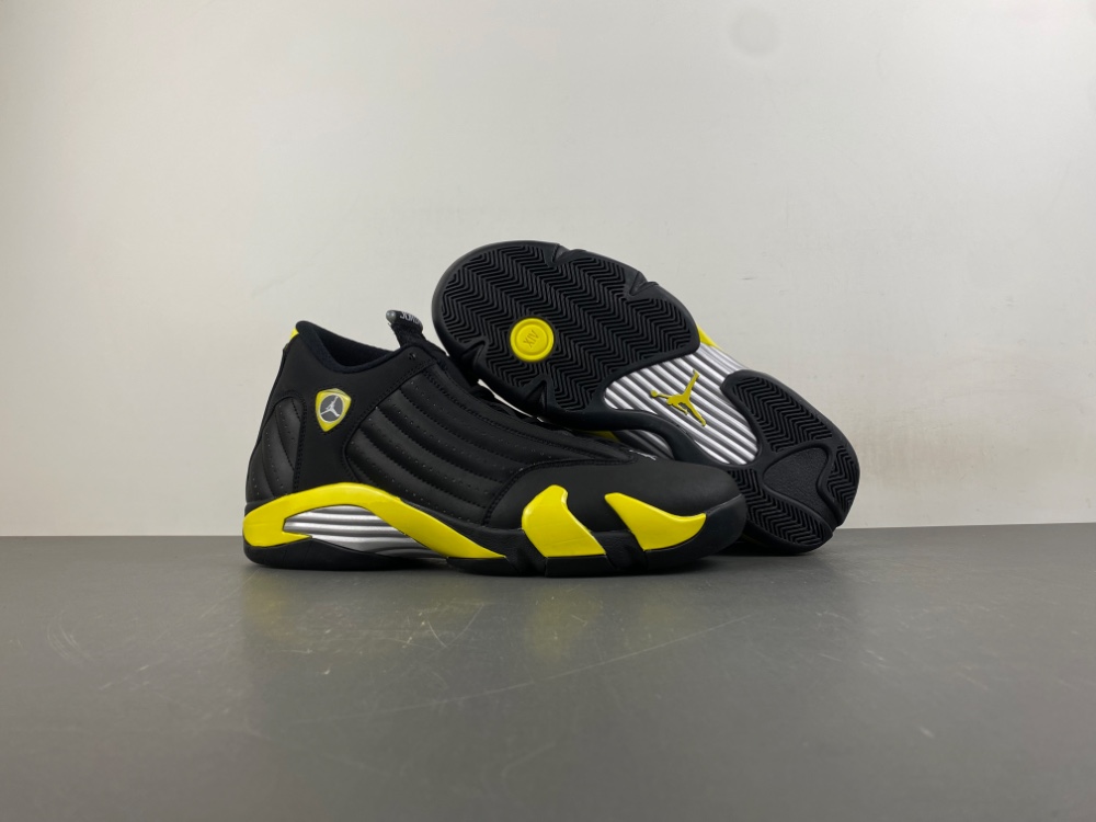 Air Jordan 14 Retro Thunder 487471 070 7 - kickbulk.co