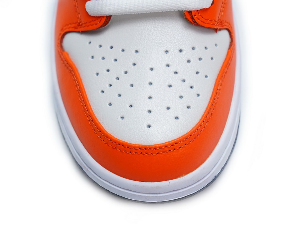 Nike Dunk Low Pro White Orange Bq6817 806 8 - kickbulk.co
