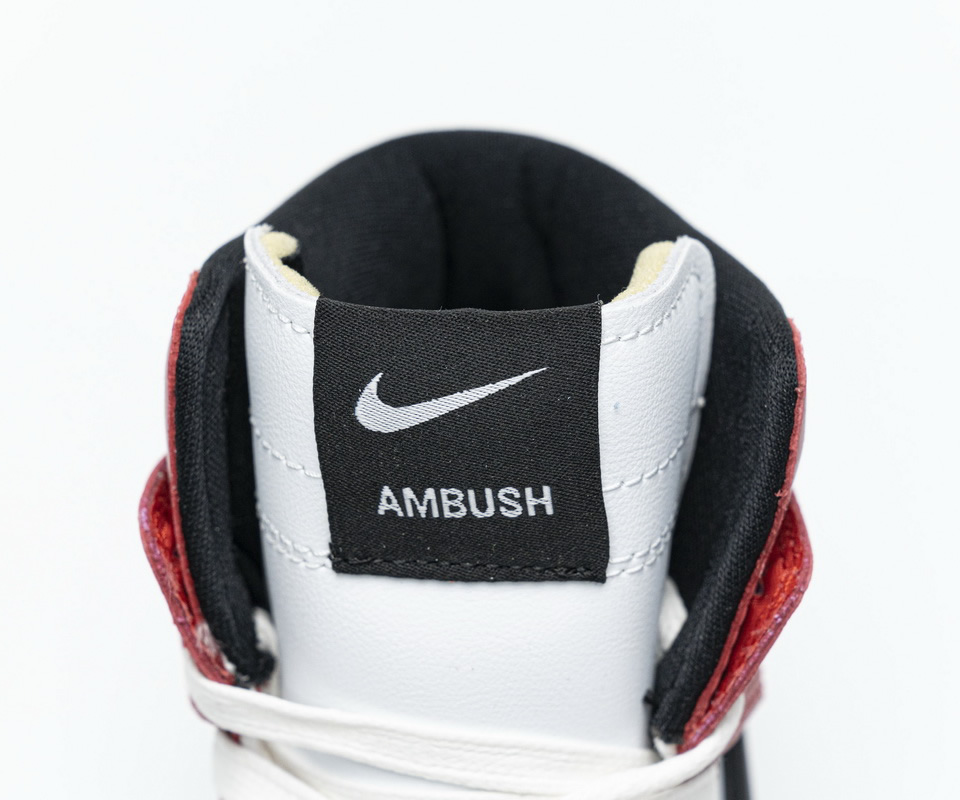 Ambush Nike Dunk High Varsity Red Black White Cu7544 102 10 - kickbulk.co