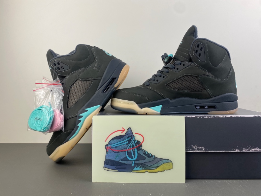 Solefly Jordan 5 Retro Black Aurora Green Iu0734 001 7 - kickbulk.co