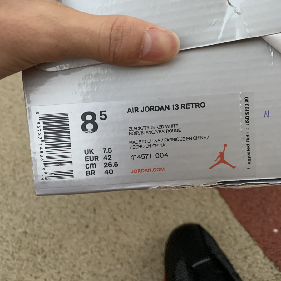 Nike Air Jordan 13 Bred 2017 Retro 414571 004 16 - kickbulk.co