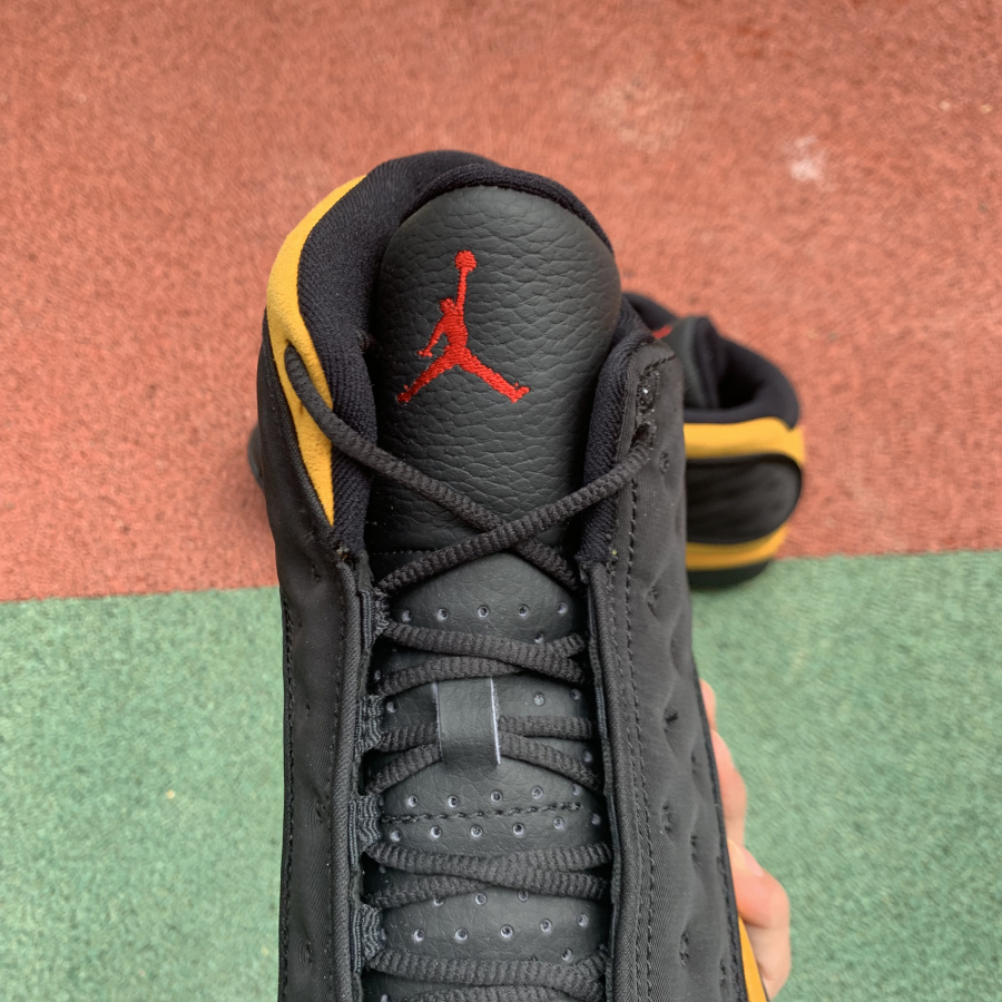 Nike Air Jordan 13 Melo Class Of 2002 Black Yellow Gold 414571 035 13 - kickbulk.co