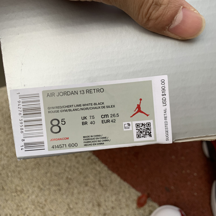 Nike Air Jordan 13 RETRO Red Flint GYM RED 414571 600 17