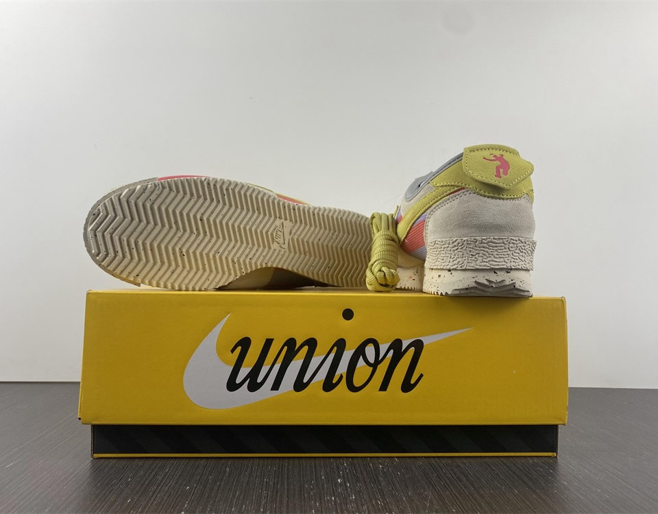 Union La Nike Cortez Sp Grey Fog Lemon Frost Dr1413 100 9 - kickbulk.co