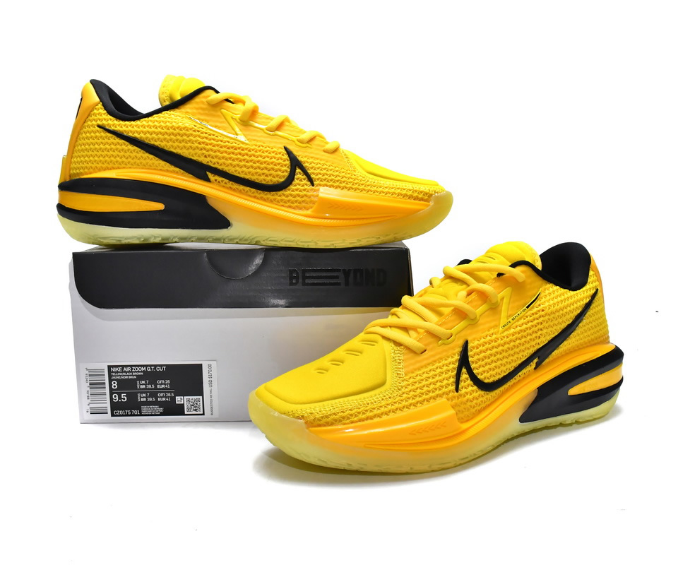 Nike Air Zoom Gt Cut Ep Yellow Black Brown Cz0175 701 6 - kickbulk.co