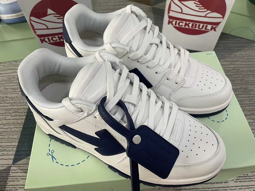Off White White Navy Blue Out Of Office Ooo Sneakers 222607m237014 4 - kickbulk.co