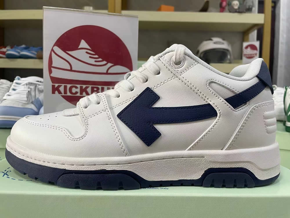 Off White White Navy Blue Out Of Office Ooo Sneakers 222607m237014 7 - www.kickbulk.co