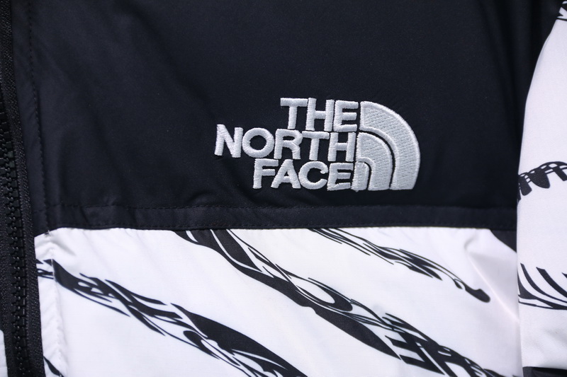 The North Face Zebra Logo Pattern Down Jacket 10 - kickbulk.co